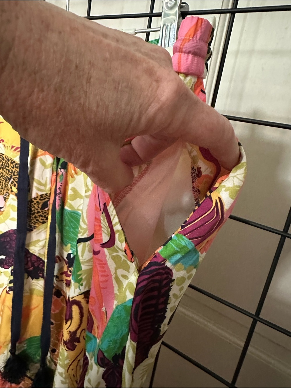 J. Crew Multicolor Safari Print lounge flowy Pants - Picture 6 of 10